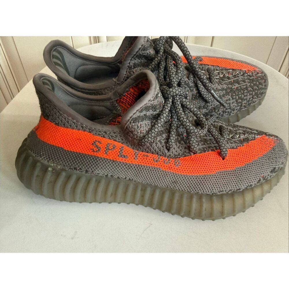 Adidas Women's Yeezy Boost 350 V2 Low Beluga Reflective Sneakers Gray Size 5